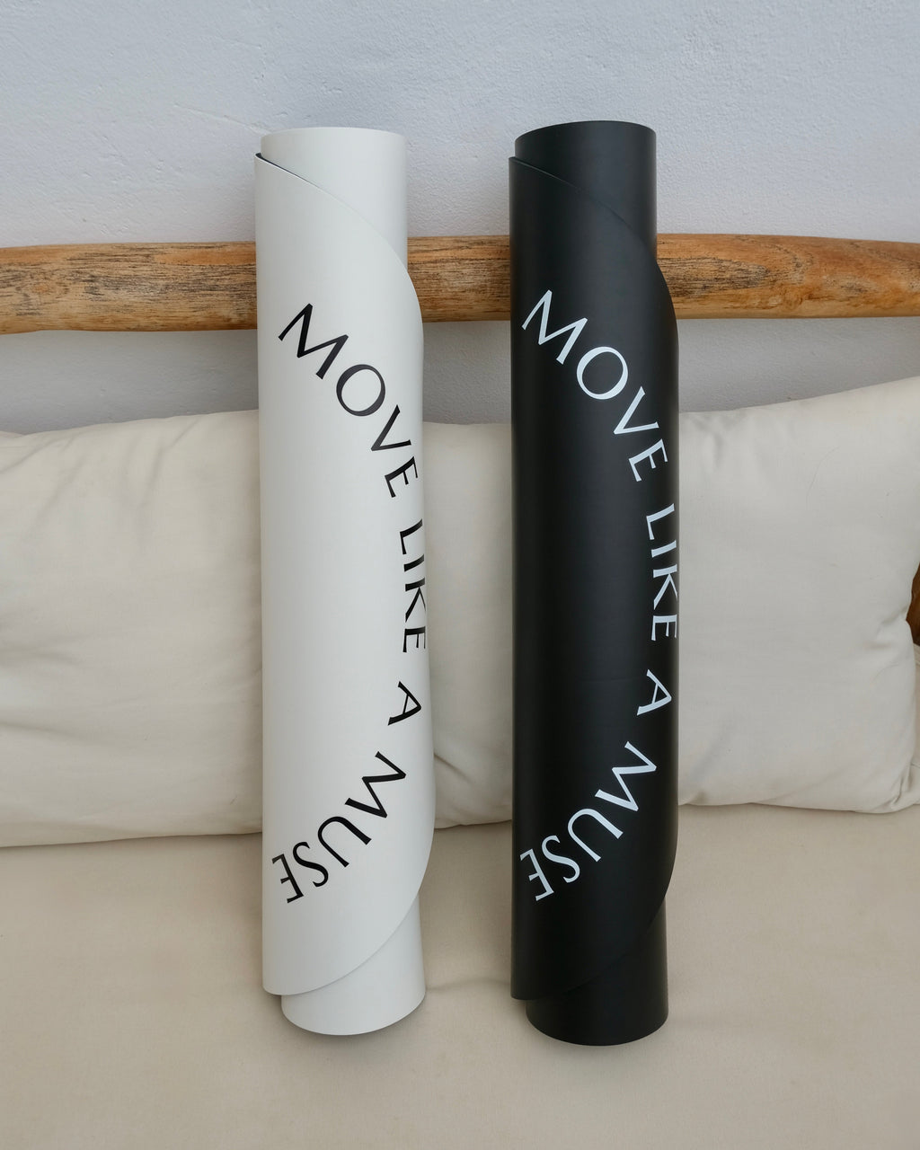 YOGA MAT "MOVE LIKE A MUSE" BLACK