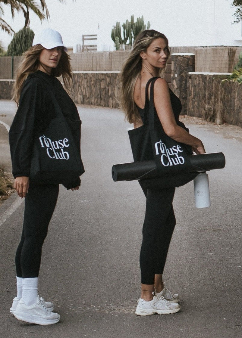 LE COMBO YOGA TOTE + YOGA MAT (BLACK)