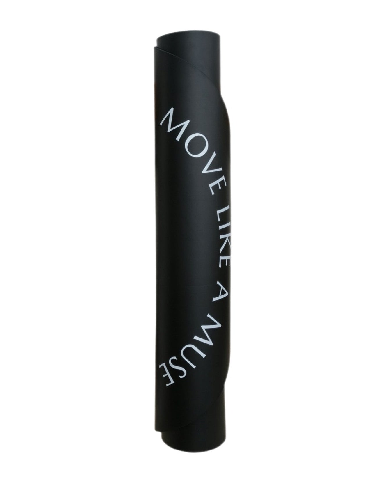 YOGA MAT "MOVE LIKE A MUSE" BLACK