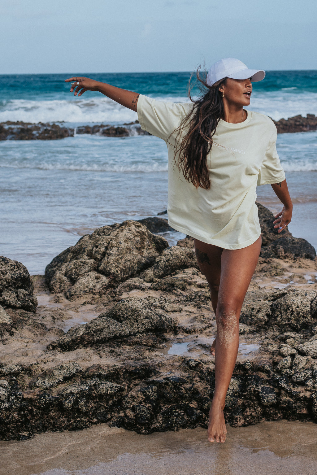 CLASSIC CAP COCO WHITE & LEMON