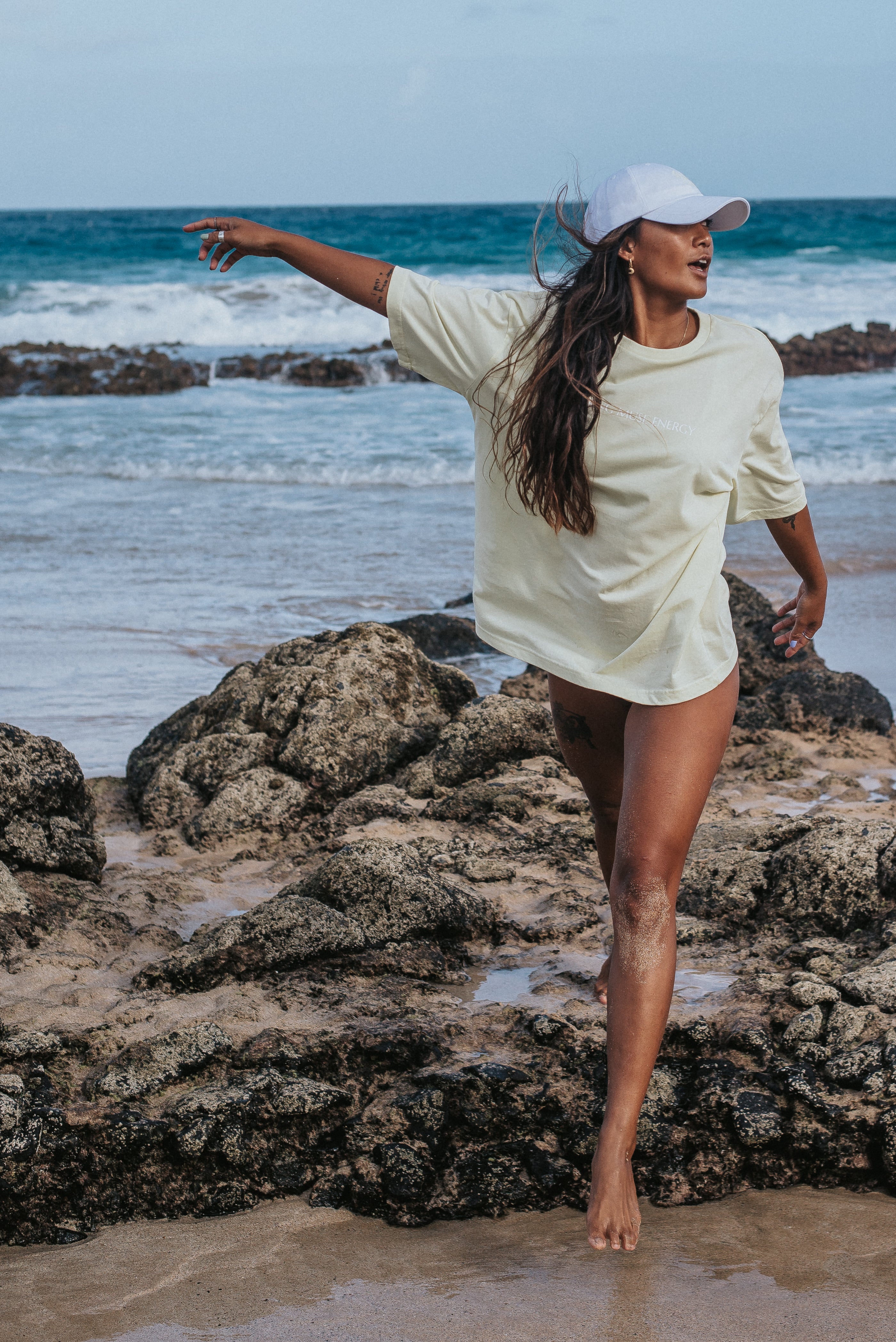 CLASSIC CAP COCO WHITE & LEMON