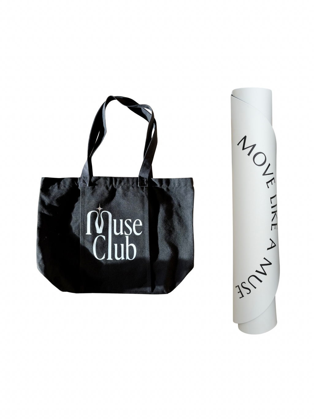 LE COMBO YOGA TOTE + YOGA MAT (WHITE)