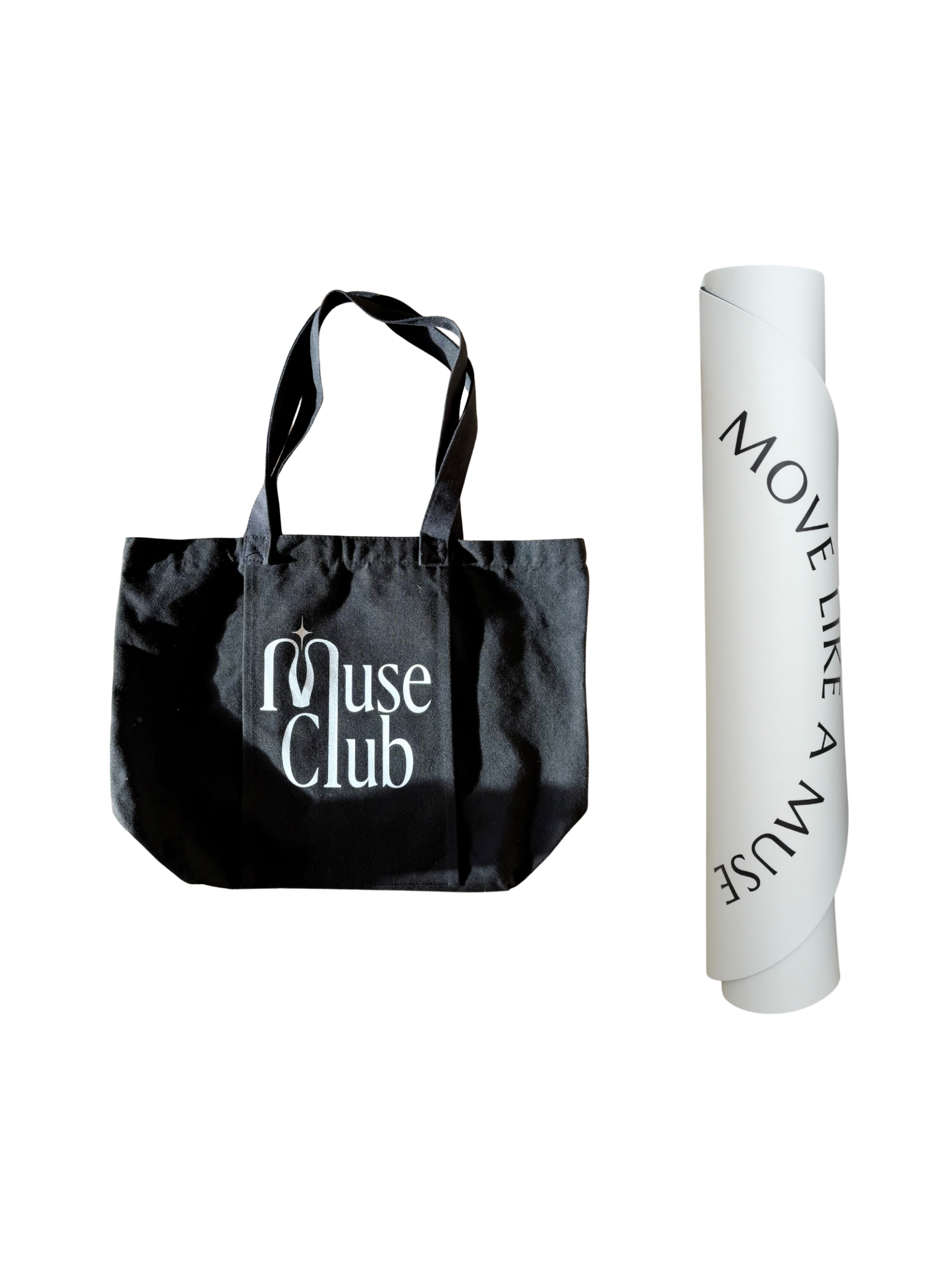 LE COMBO YOGA TOTE + YOGA MAT (WHITE)