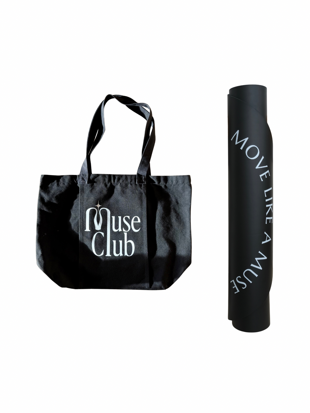 LE COMBO YOGA TOTE + YOGA MAT (BLACK)