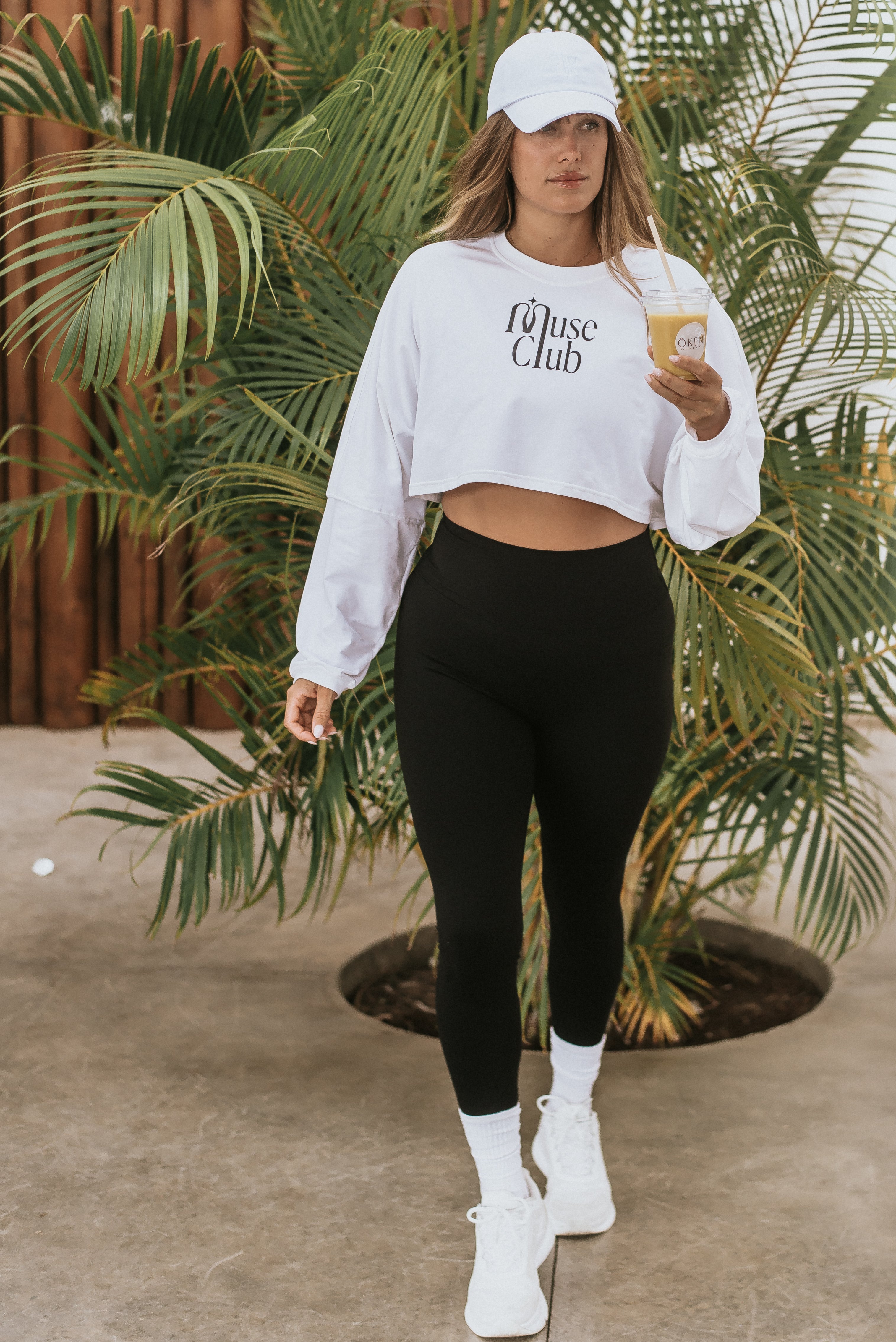OVER LIGHT CROP SWEAT LISA BLANC